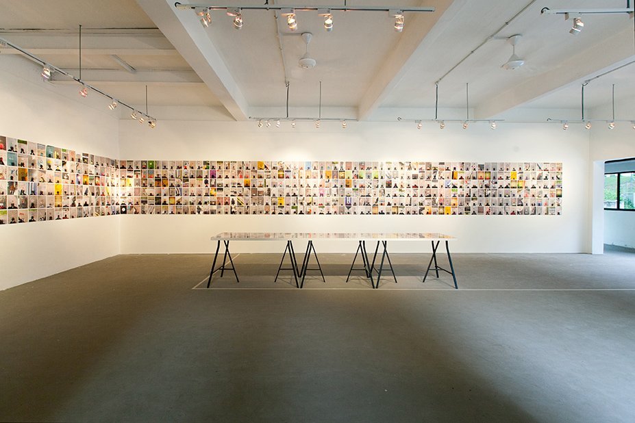 Engaging Perspectives: New Art From Singapore, 26 January – 31 March 2013, Installation view: Singapore Psychogeographical Society (Debbie Ding), Spotspotting (2009-Present).