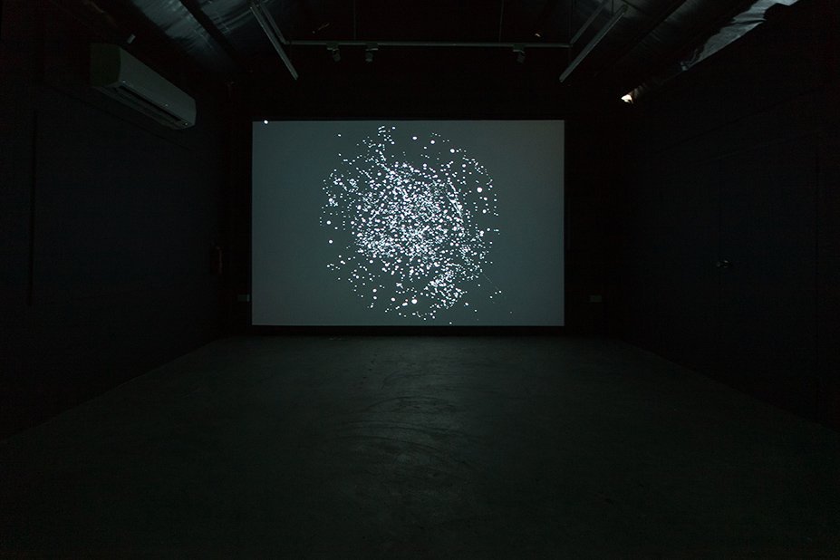 Engaging Perspectives: New Art From Singapore, 26 January – 31 March 2013, Installation view: Black Baroque Committee, The Photographer An Executioner's Assistant (2013).