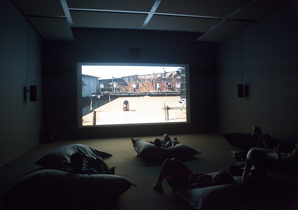 The Disappearance, 5 April –6 April 2014, Still from Untitled (2011), Khvay Samnang; part of the screening programme Phnom Penh: Rescue Archaeology The Body and The Lens in the City curated by Erin Gleeson presented in collaboration with Sa Sa Bassac, Phnom Penh, Cambodia. Photograph by Clare Bottomley.