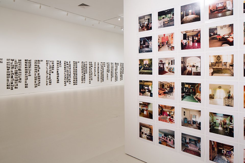 Simryn Gill: Hugging The Shore, 27 March – 14 June 2015, Installation view: Simryn Gill, Dalam (2001).