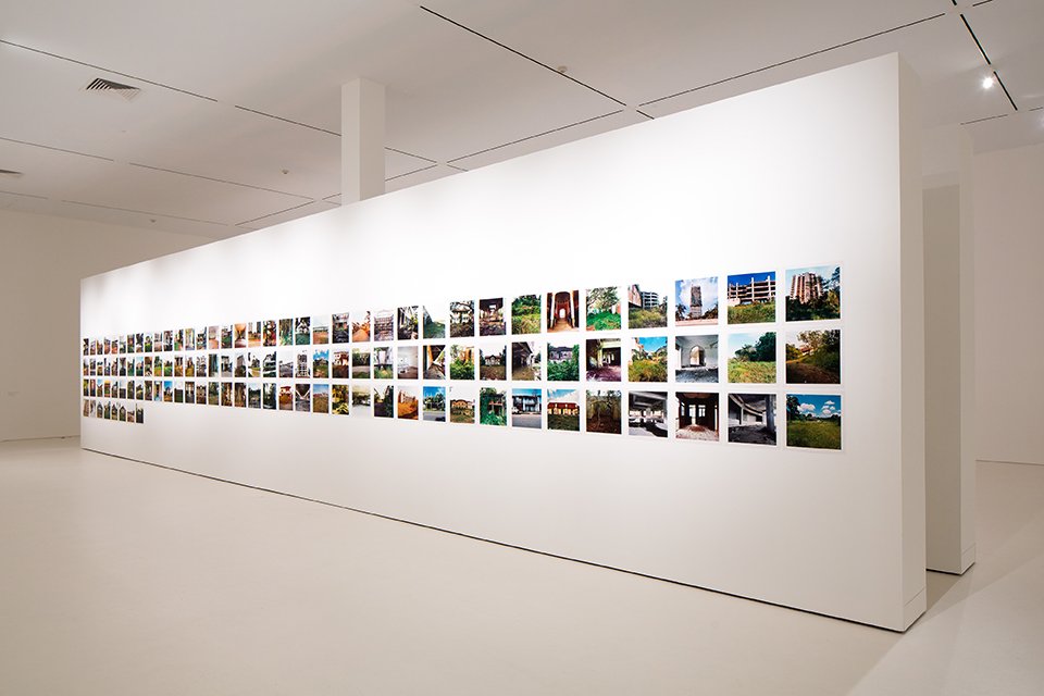 Simryn Gill: Hugging The Shore, 27 March – 14 June 2015, Installation view: Simryn Gill, Standing Still (2000 - 2003).