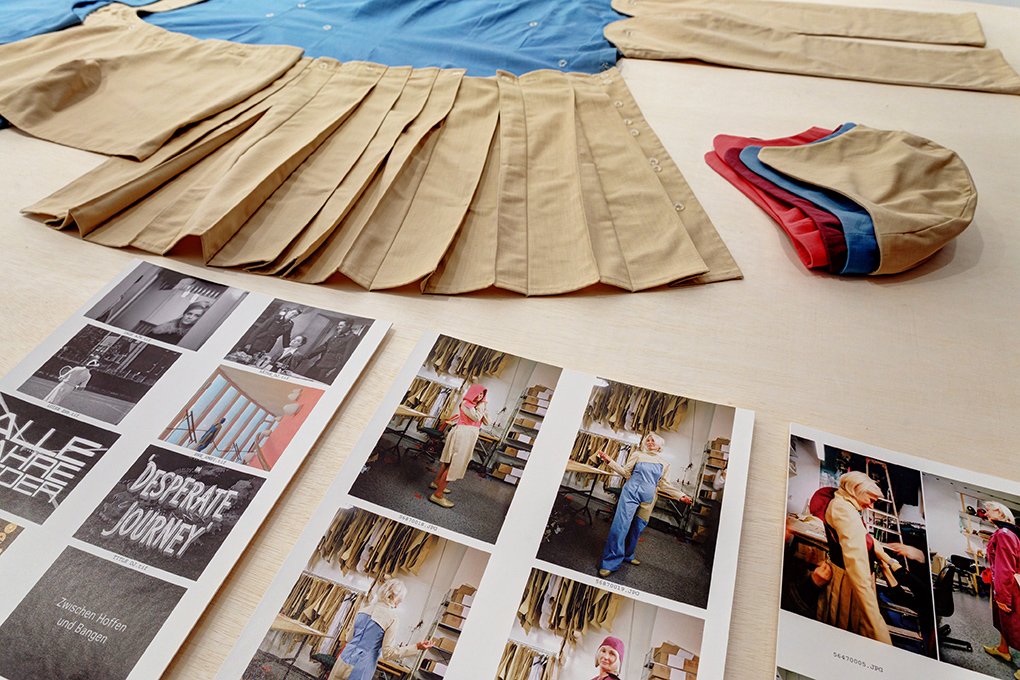 Theatrical Fields, 22 August – 2 November 2014, Installation view: Eva Meyer & Eran Schaerf, She Might (combination #1) (2007/2014).