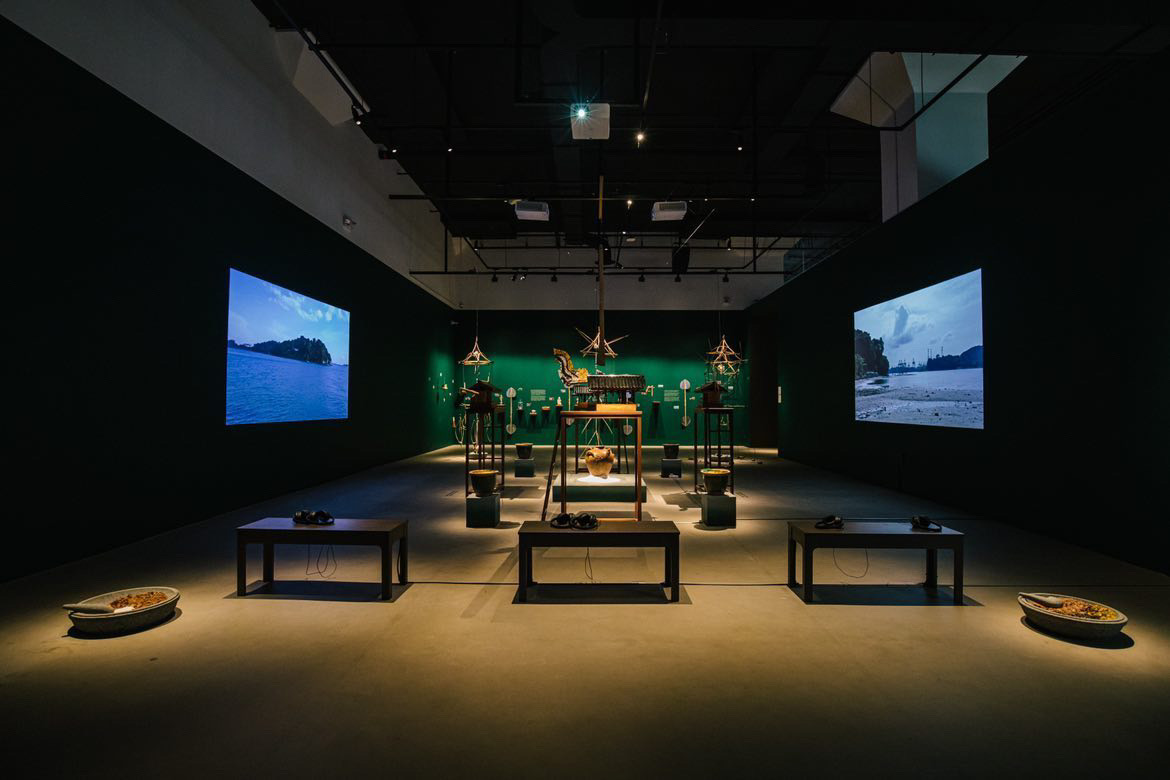 Zarina Muhammad, Zachary Chan and Joel Tan, Dioramas for Tanjong Rimau, Mixed media installation for Lonely Vectors, Singapore Art Museum, 2022. Courtesy of Singapore Art Museum