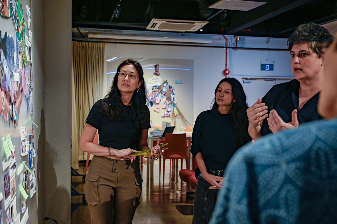 DESIGN EARTH Workshop: Elephant in the Room and Other Creatures, 13 - 19 June 2025. Photo by Eunice Lacaste. Courtesy NTU Centre for Contemporary Art Singapore