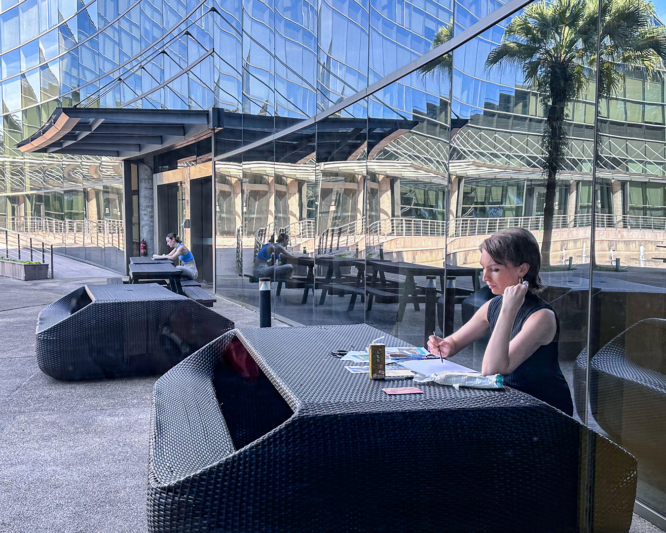 Pacific Aquarium Drawing Club, 24 May 2025. Design Earth: Speculative Fiction for the Climate, 2025, ADM Gallery. Courtesy of NTU Centre for Contemporary Art Singapore