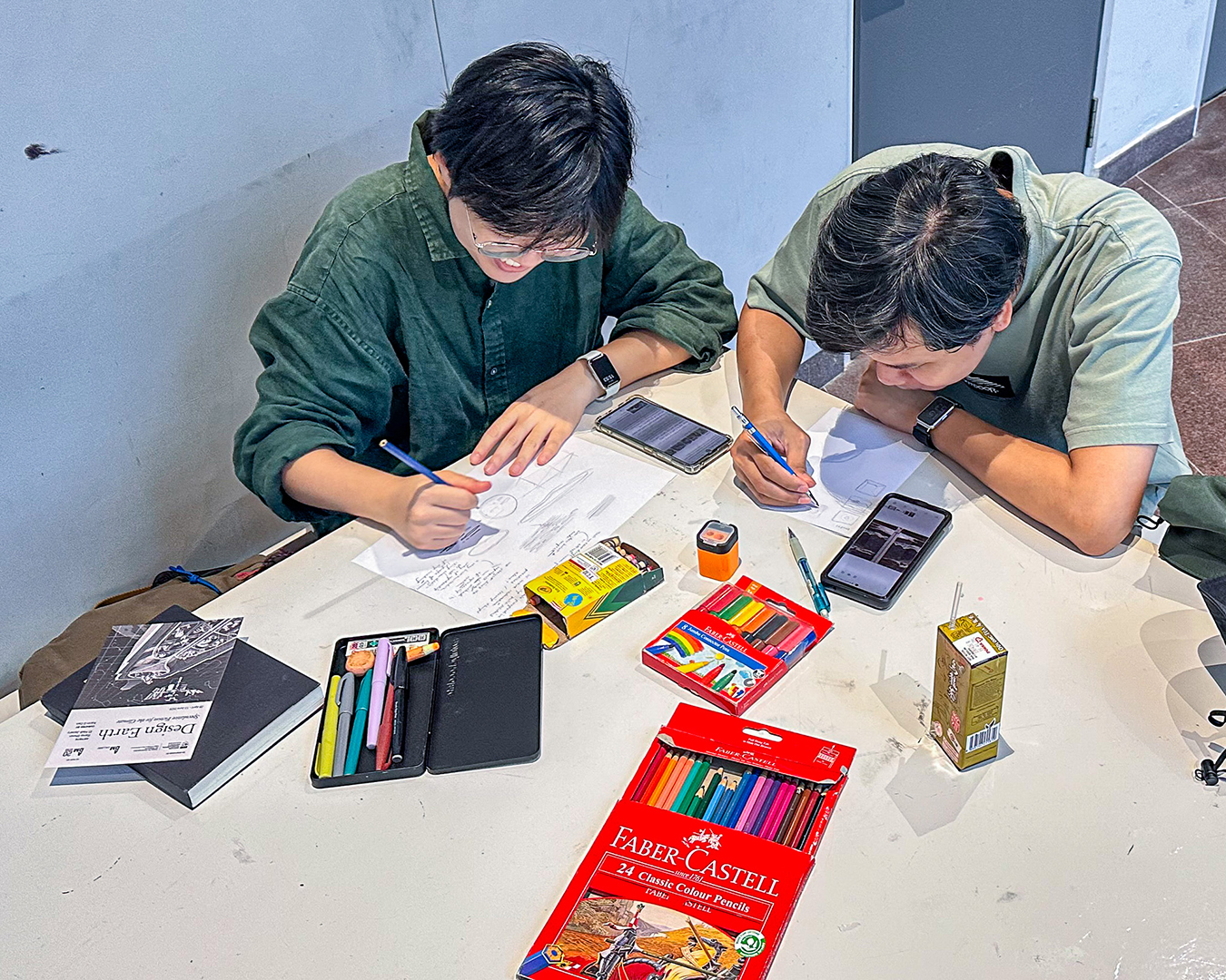 Pacific Aquarium Drawing Club, 24 May 2025. Design Earth: Speculative Fiction for the Climate, 2025, ADM Gallery. Courtesy of NTU Centre for Contemporary Art Singapore