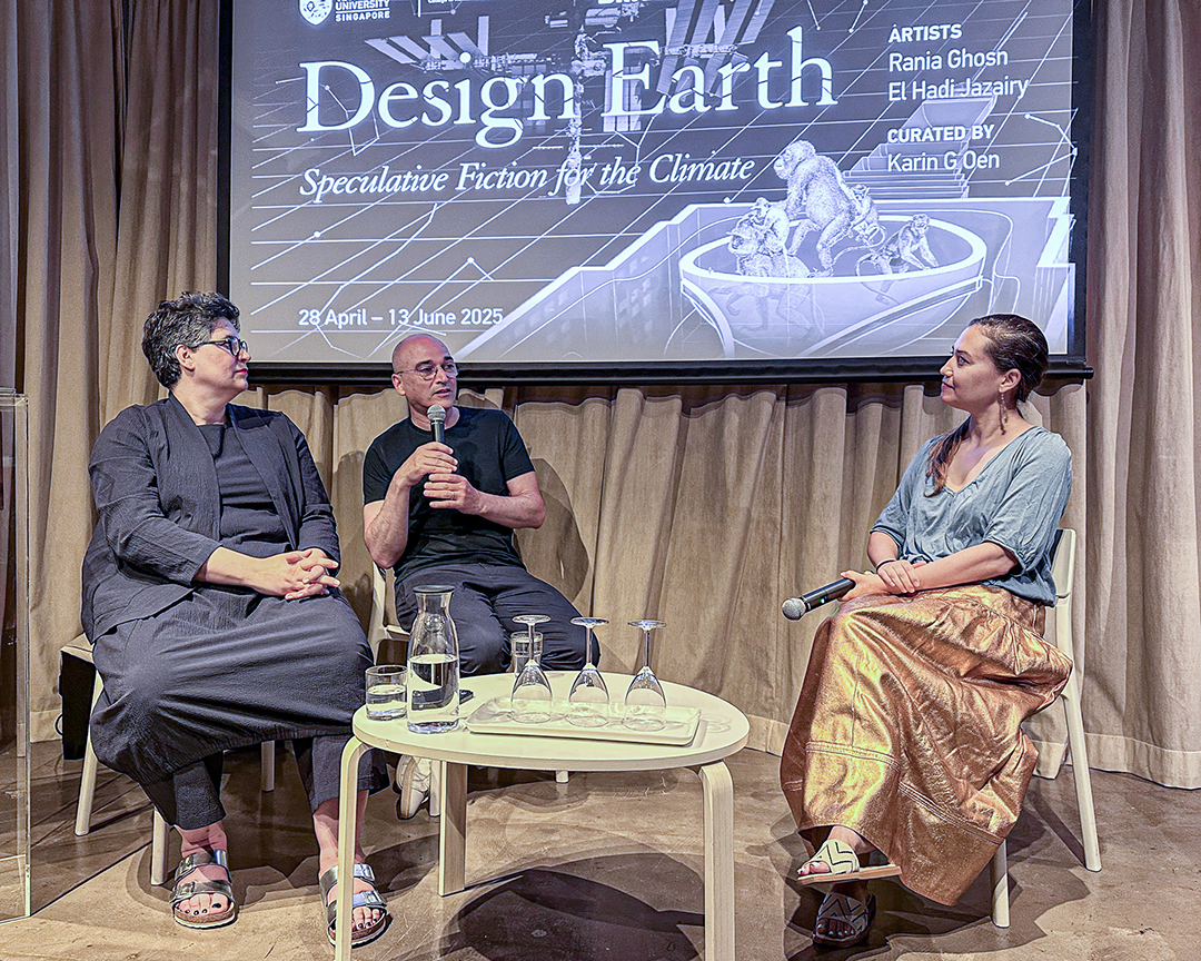 DESIGN EARTH Artist Talk: Geostories, 13 June 2025. Photo by Eunice Lacaste. Courtesy NTU Centre for Contemporary Art Singapore